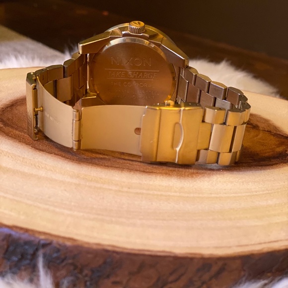 Gold Nixon Watch
